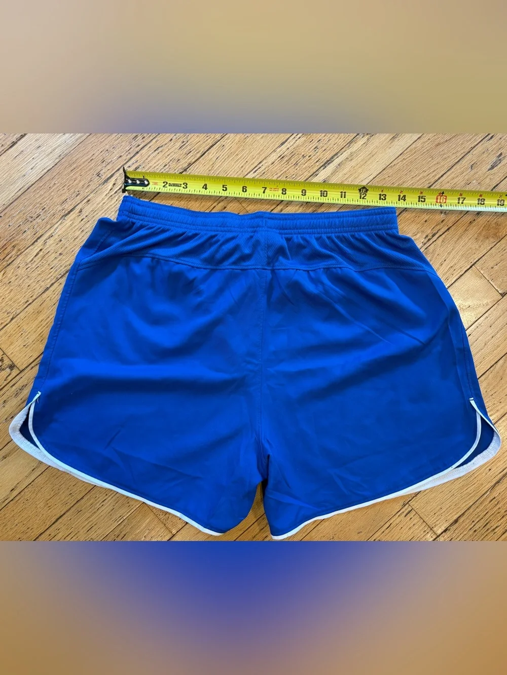 Nike Royal Blue Athletic Slim Fit Shorts with White Trim